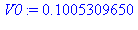V0 := .1005309650