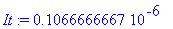 It := .1066666667e-6