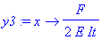y3 := x -> 1/2*F/E/It
