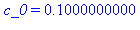 c_0 = .1000000000