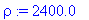 rho := 2400.0