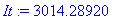 It := 3014.28920