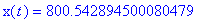 x(t) = 800.542894500080479