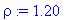 rho := 1.20