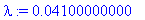 lambda := .4100000000e-1