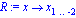 R := proc (x) options operator, arrow; x[1 .. -2] end proc